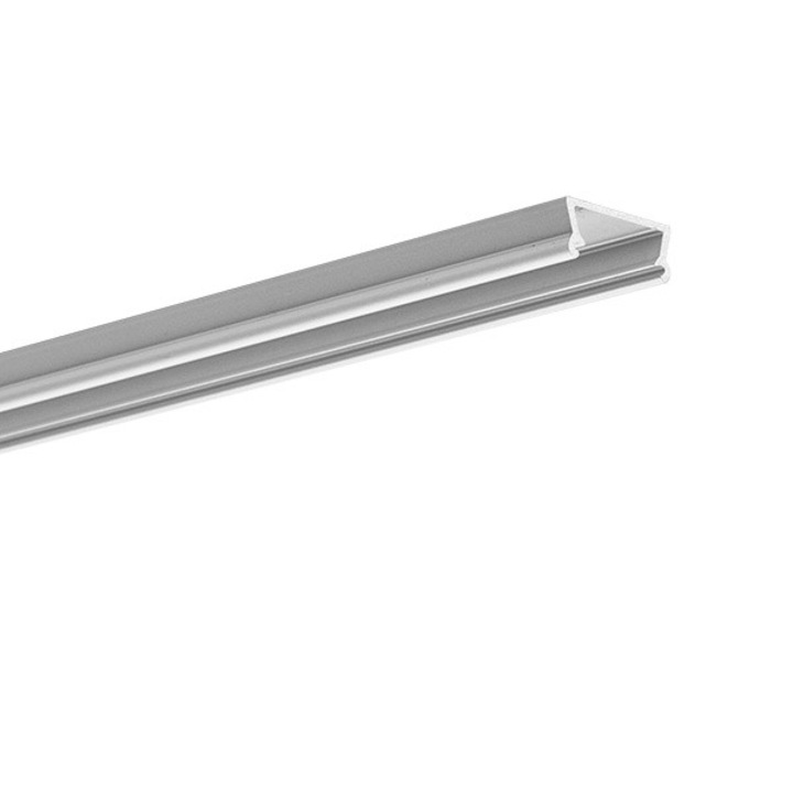 Profil aluminiu Klus, model TAMI neanodizat pentru banda led, 1m