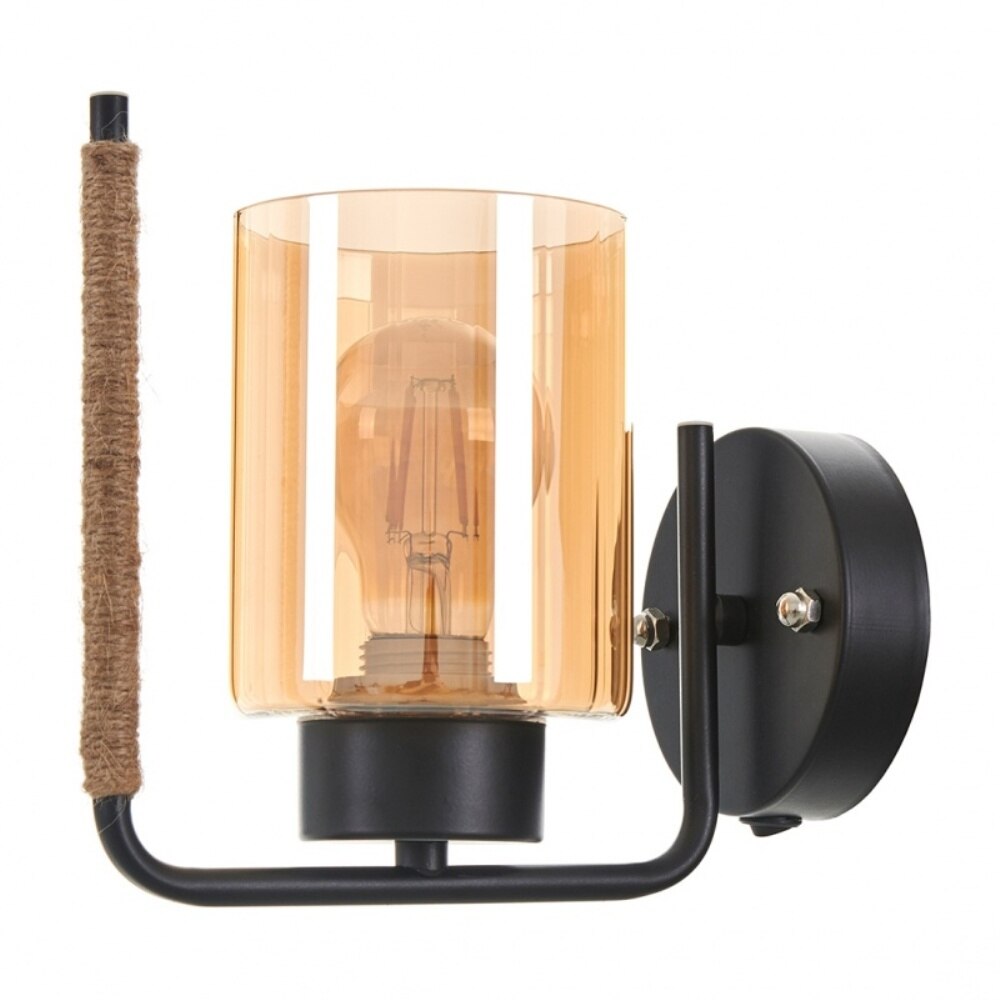 Aplica, Negru, 1xE27, 2017/1W BK