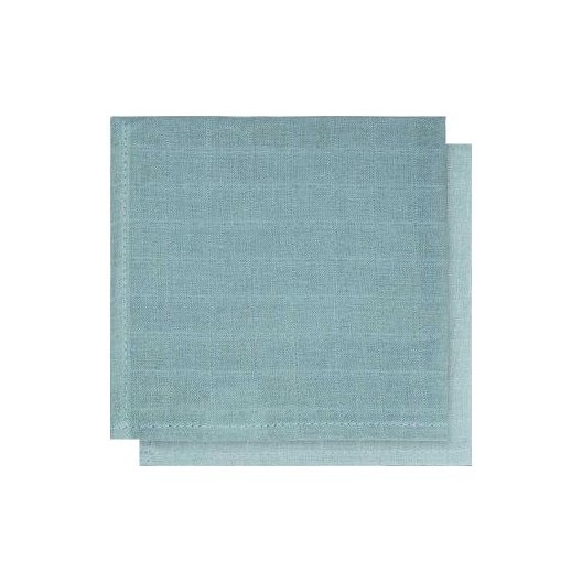 Set 2 scutece hidrofile, Jollein Duo, 115x115 cm, bumbac, verde