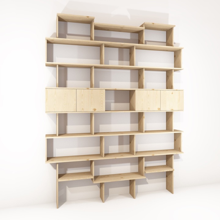 SHELFIE Macau 264 2.0 natúr borovi fenyő polc