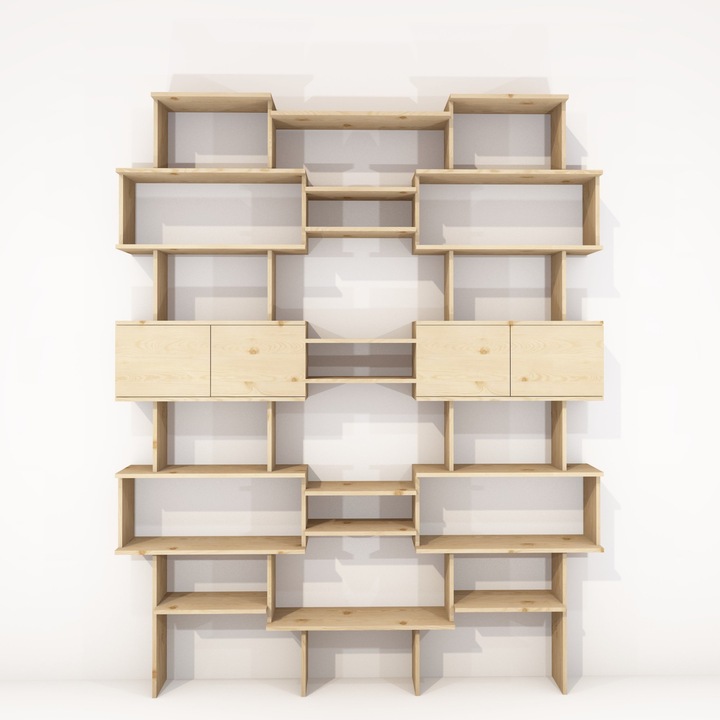 SHELFIE Sanremo 264 2.0 natúr borovi fenyő polc