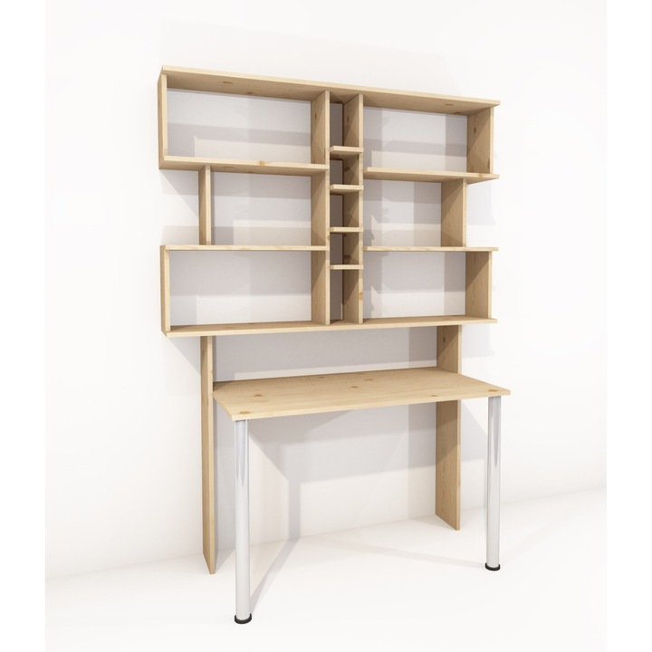 SHELFIE Zürich 198 natúr borovi fenyő polc