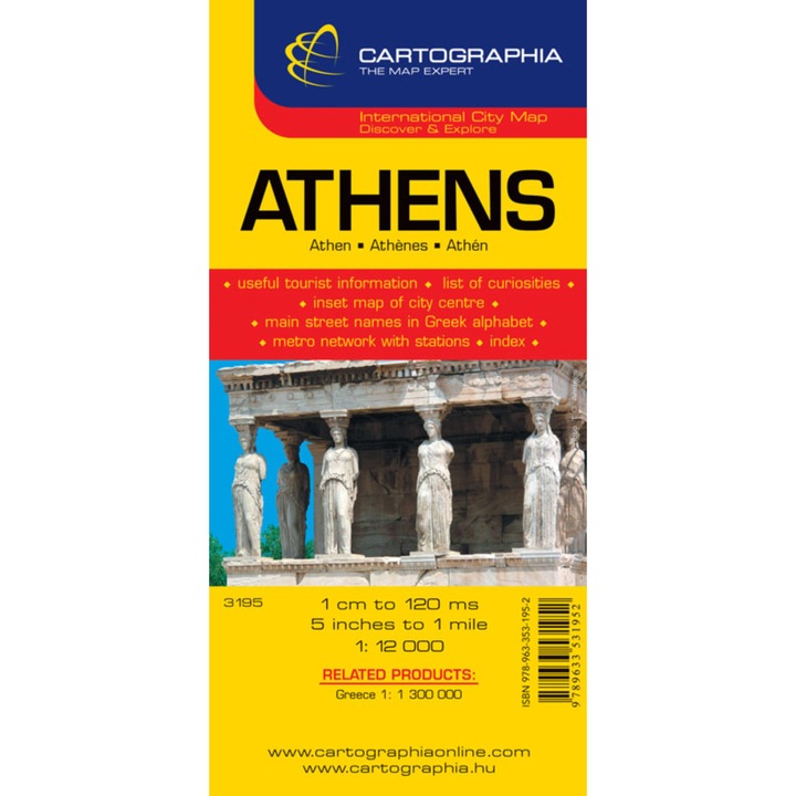 Athén várostérkép