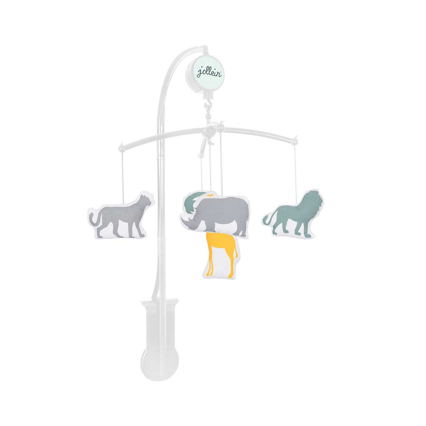 Carusel muzical mobil, Jollein Safari, multicolor
