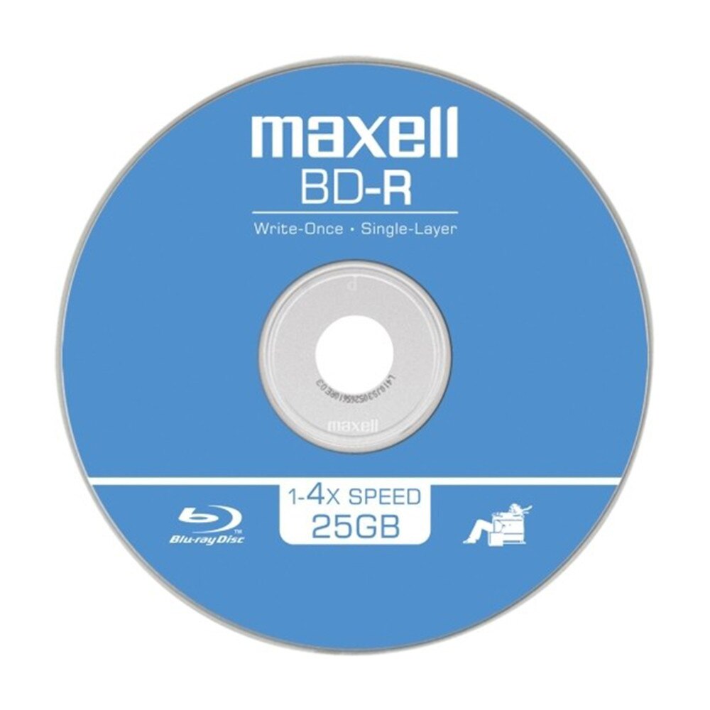 MediaRange BD-R DL 50GB 6x Speed Recordable Blu-ray Discs | 10-Disc Cake Box | Once Writable, MR507