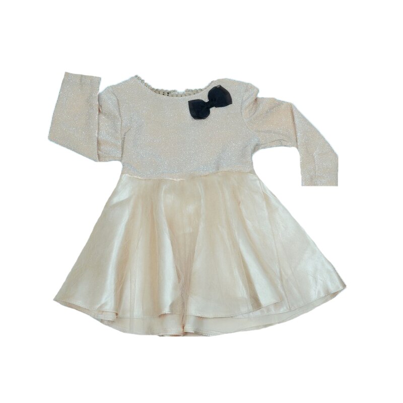 Rochita eleganta pentru fete Mini Junior, Crem