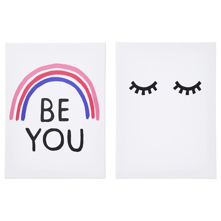 Set Tablouri Canvas Dream Motivational Set 2 Bucati 28x38cm Emag Ro