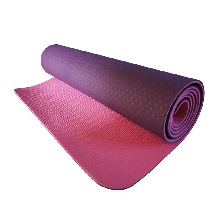 Saltea termoplastic pentru Yoga / Pilates, model STY, mov/roz