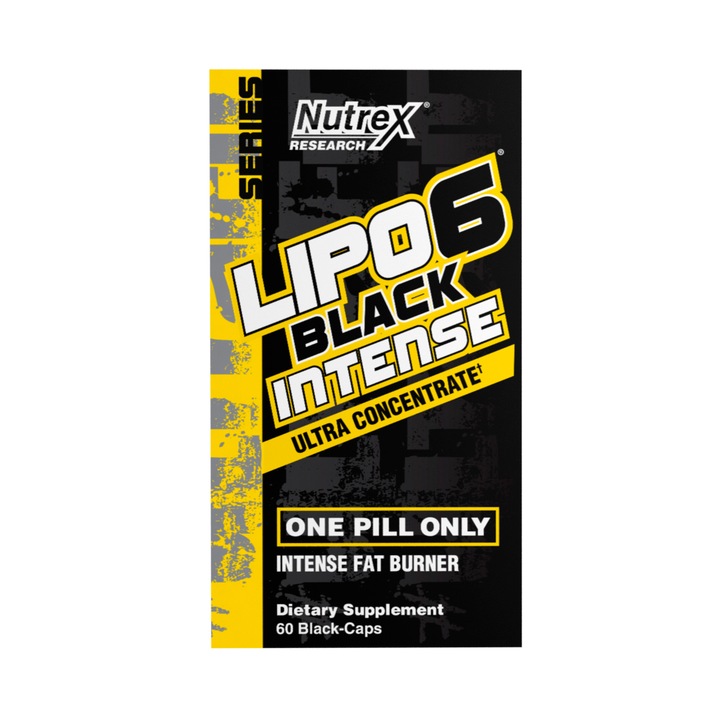 Nutrex Lipo 6 Black Intense Ultra Concentrate zsírégető, 60 kapszula