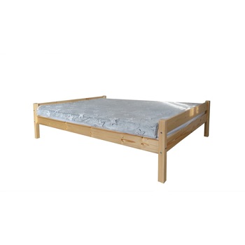 Pat dormitor Luis din lemn ,2 persoana, Lacuit Natur ,160x200 cm Pat dormitor Luis din lemn ,2 persoana, Lacuit Natur ,160x200 cm