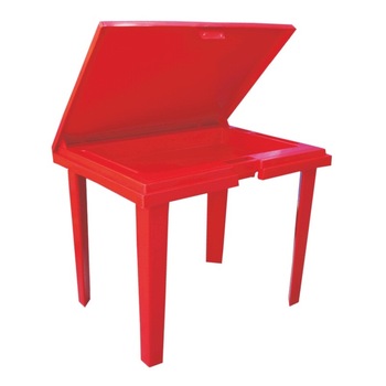 Masuta copii cu sertar special , 60 x 45 x 49 cm , rosie Masuta copii cu sertar special , 60 x 45 x 49 cm , rosie