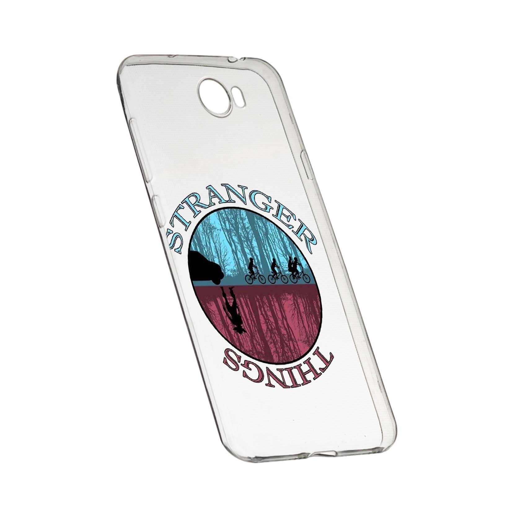 Husa de protectie Stranger Things, Movie pentru Huawei Y7 /Enjoy 7 Plus /Nova Lite Plus 2017, rezistenta la uzura, anti-alunecare, din silicon Premium, 368