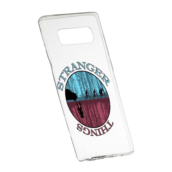 Husa de protectie Stranger Things, Movie pentru Samsung Galaxy Note 9, rezistenta la uzura, anti-alunecare, din silicon Premium, 368