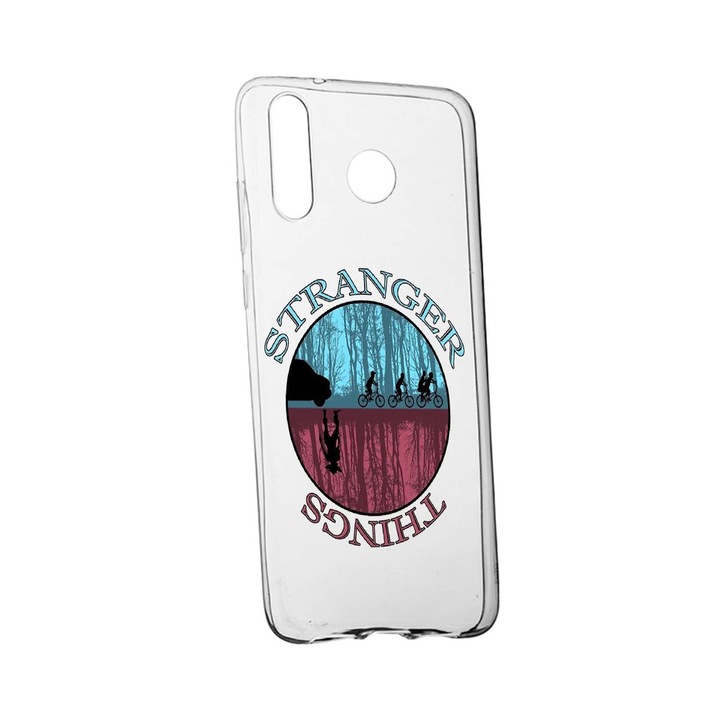 Husa de protectie Stranger Things, Movie pentru Samsung Galaxy A40, rezistenta la uzura, anti-alunecare, din silicon Premium, 368
