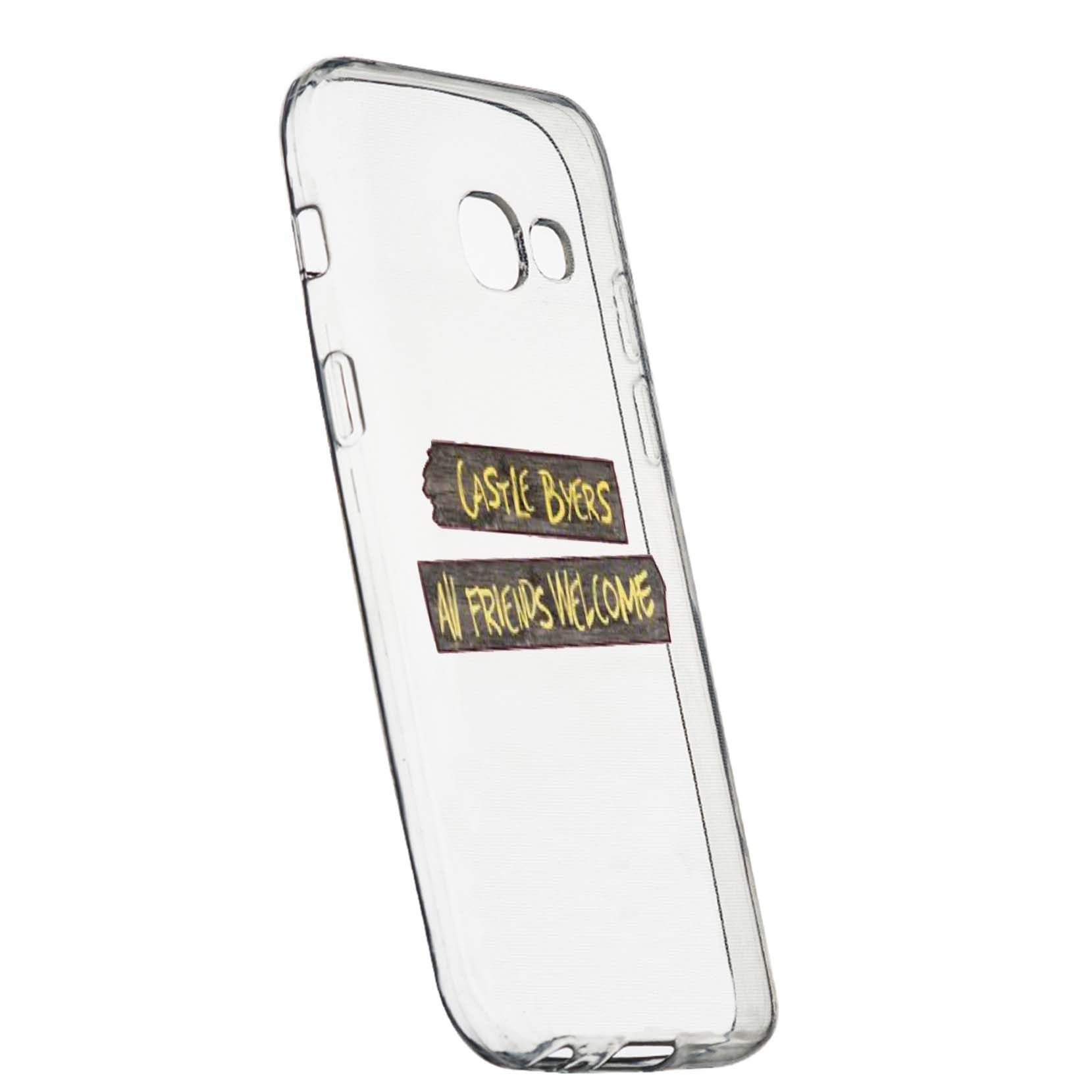 Husa de protectie Stranger Things, Movie pentru Samsung Galaxy A3 2016, rezistenta la uzura, anti-alunecare, din silicon Premium, 375