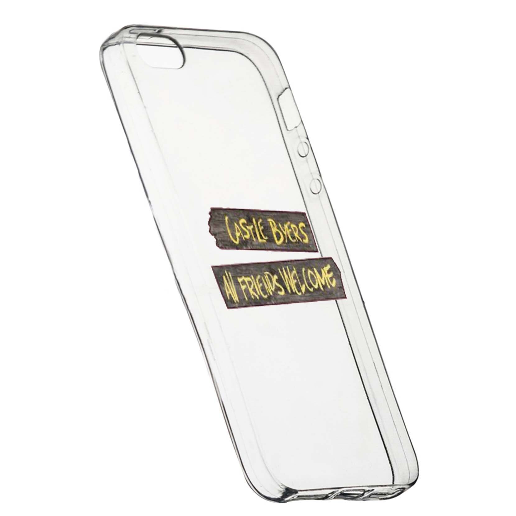 Husa de protectie Stranger Things, Movie pentru Apple iPhone 5 / 5S / SE, rezistenta la uzura, anti-alunecare, din silicon Premium, 375