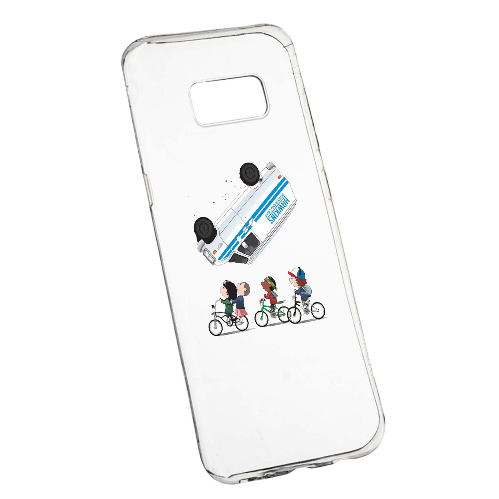 Husa de protectie Stranger Things, Movie pentru Samsung Galaxy S8 Plus, rezistenta la uzura, anti-alunecare, din silicon Premium, 370