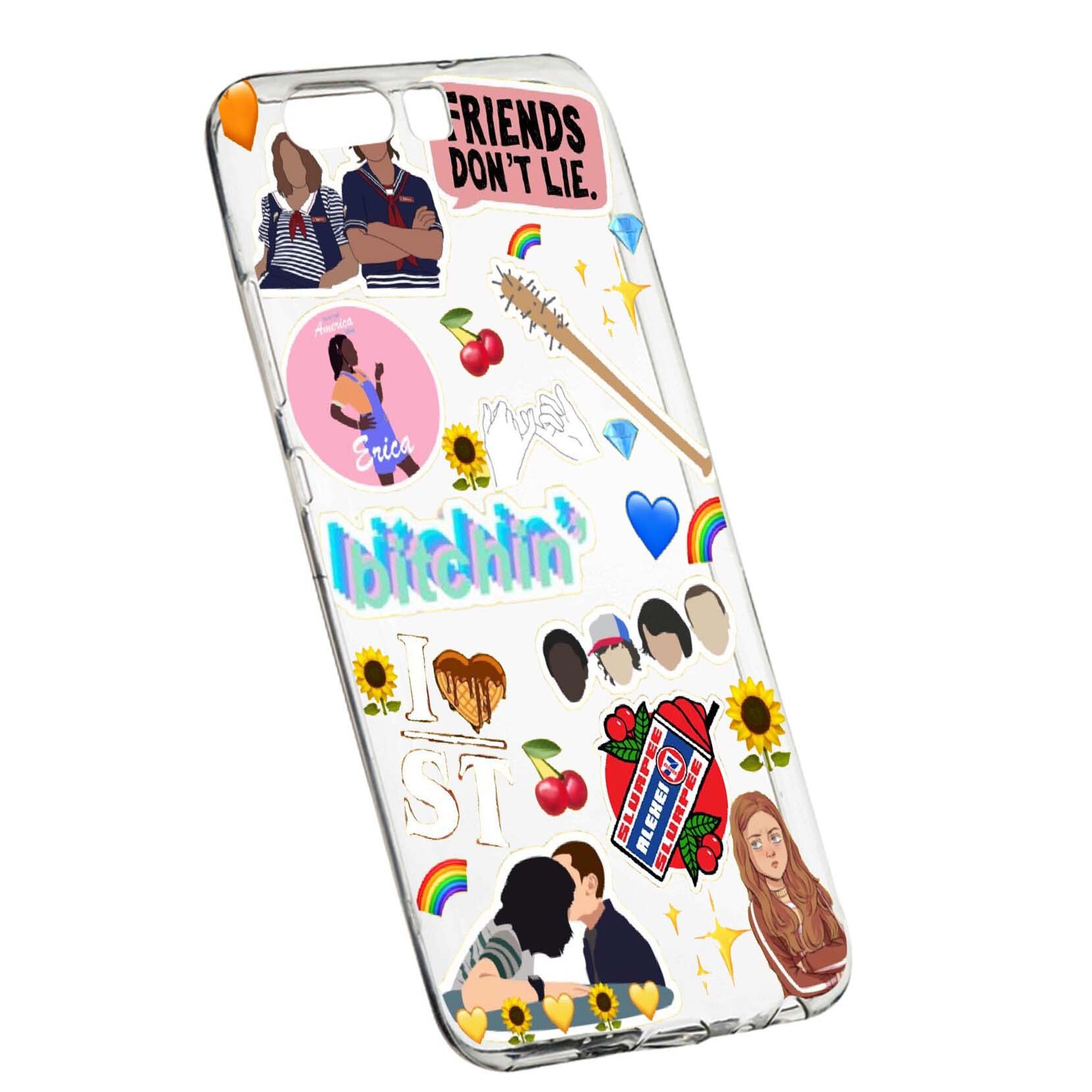 Husa de protectie Stranger Things, Movie pentru Huawei Y6 2018, rezistenta la uzura, anti-alunecare, din silicon Premium, 376