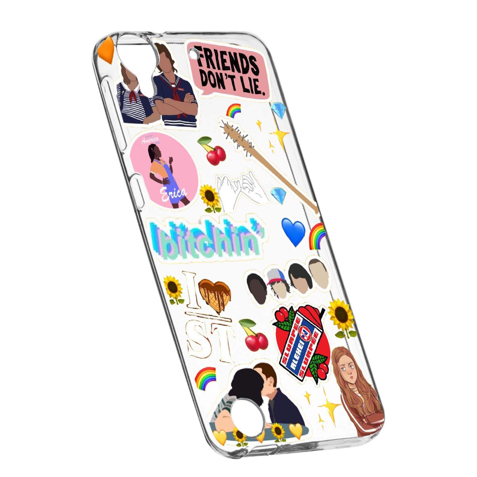 Husa de protectie Stranger Things, Movie pentru HTC Desire 825/10 Lifestyle, rezistenta la uzura, anti-alunecare, din silicon Premium, 376