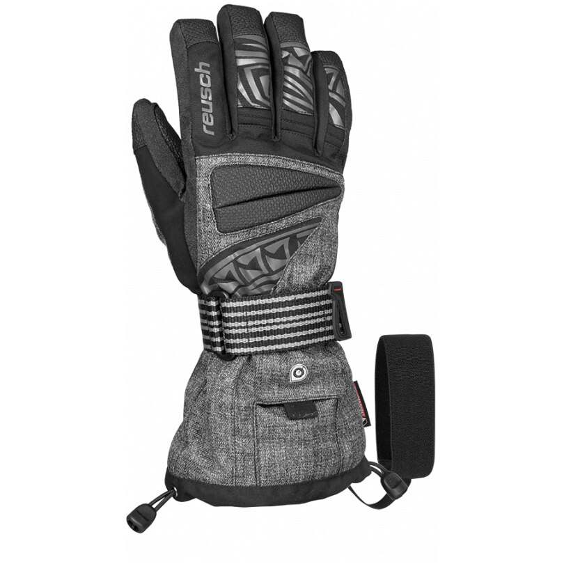 Manusi ski Reusch Sweeber II R-TEX® XT, Negru/Gri, Marime 7.5