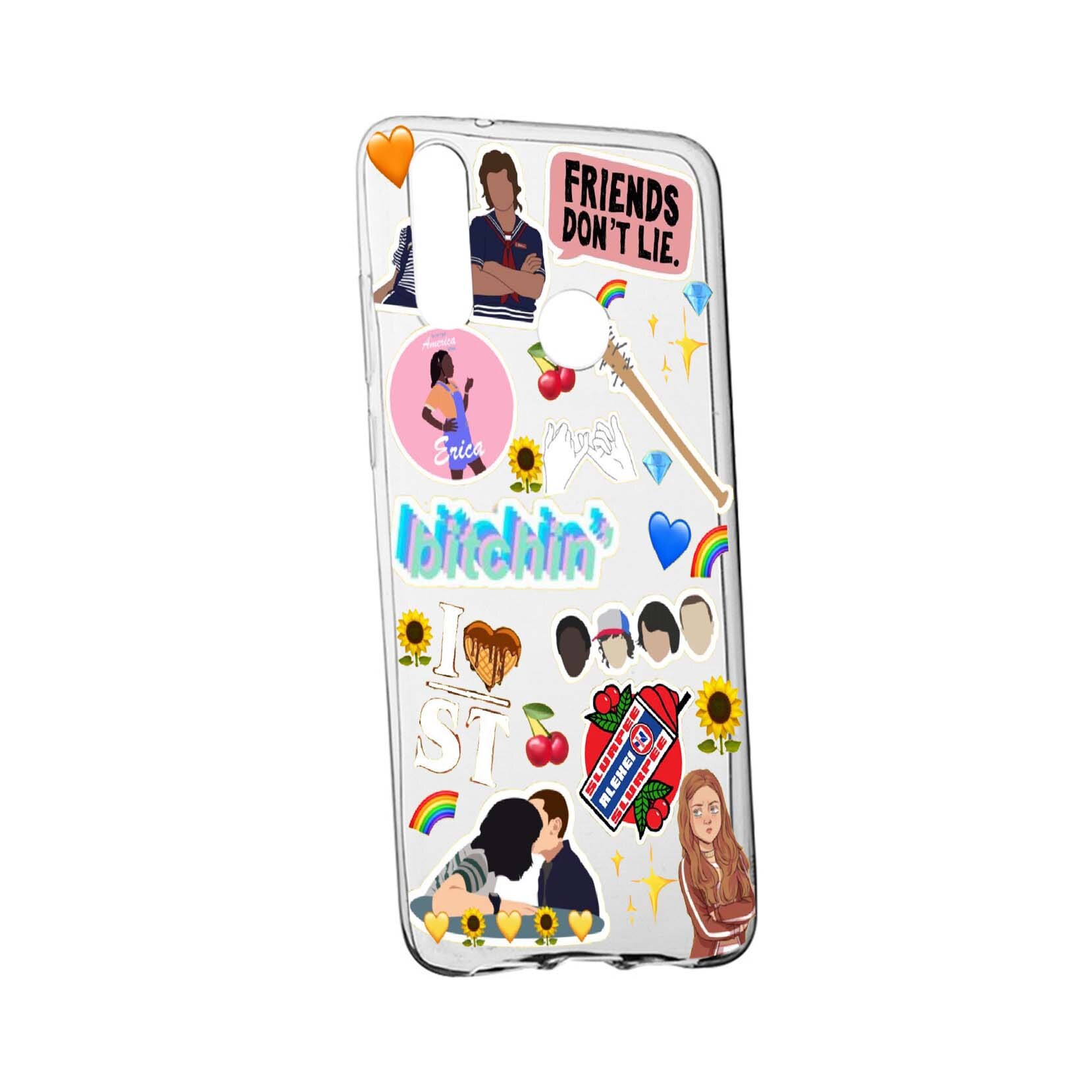 Husa de protectie Stranger Things, Movie pentru Huawei P30 Lite, rezistenta la uzura, anti-alunecare, din silicon Premium, 376