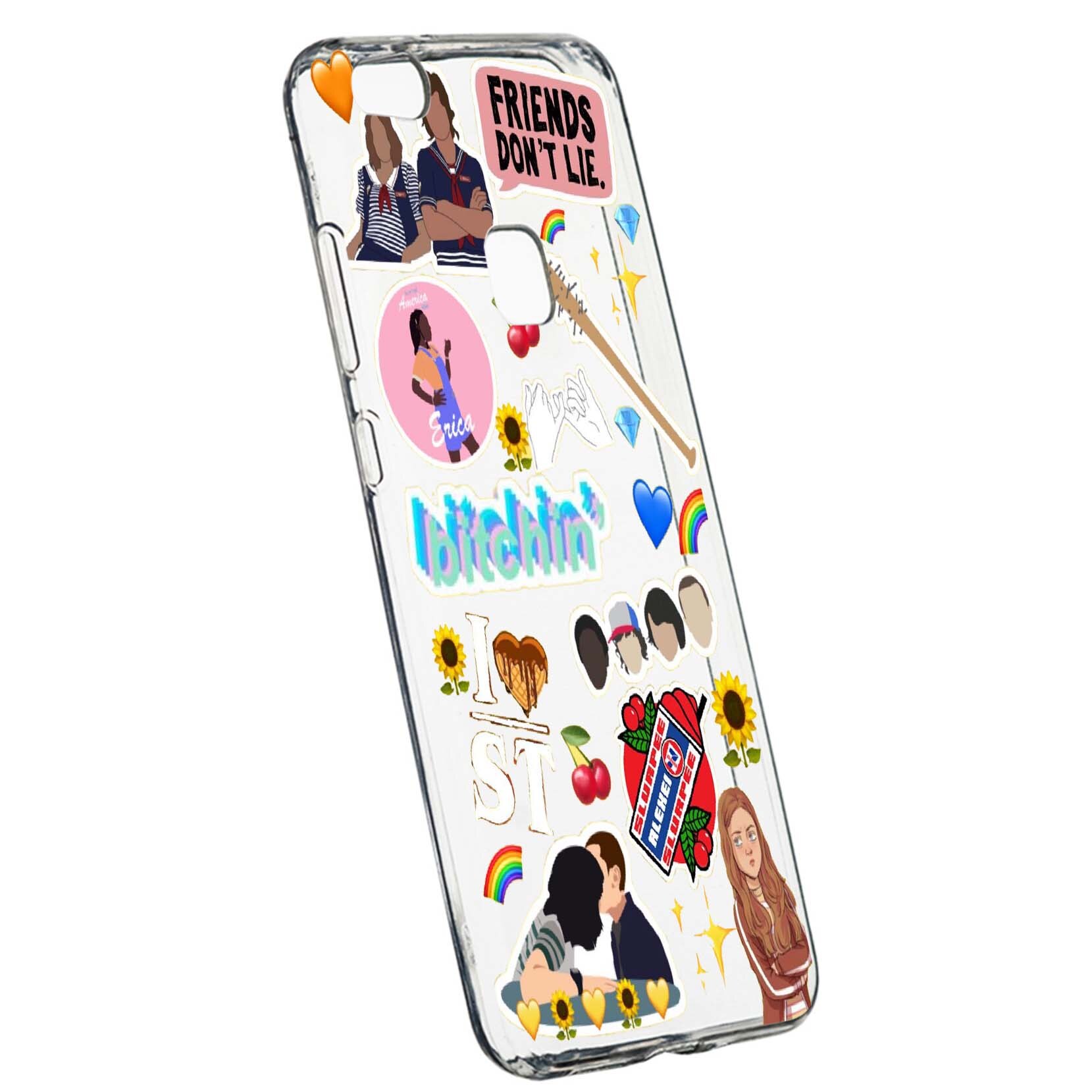 Husa de protectie Stranger Things, Movie pentru Huawei Honor 8X/ View 10 Lite, rezistenta la uzura, anti-alunecare, din silicon Premium, 376