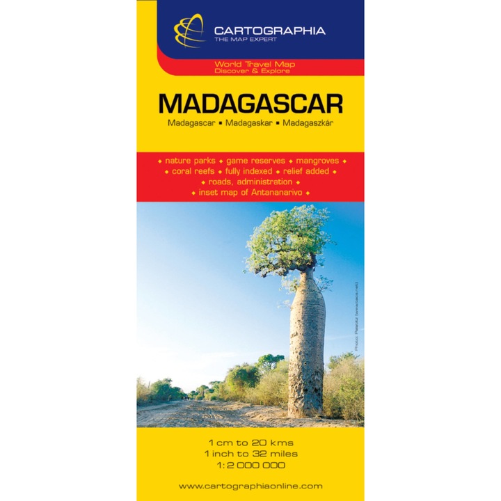 Madagaszkár térkép