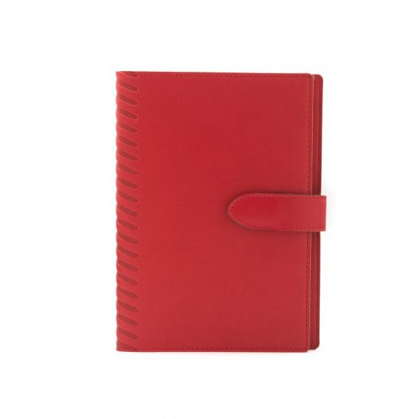 Agenda Premium Cometa, Piele Sintetica, rosie, 17x24 cm, nedatata