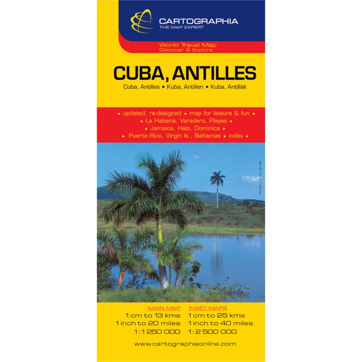 Kuba, Antillák térkép