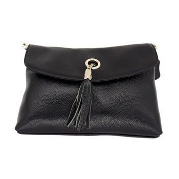 Geanta dama, din piele naturala, negru, cu doua barete, dimensiune 26*18*7 cm Geanta dama, din piele naturala, negru, cu doua barete, dimensiune 26*18*7 cm