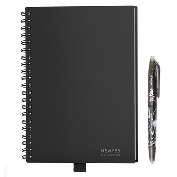 Agenda saptmanala, lunara, anuala inteligenta reutilizabila NewYes A5, NA5APA-BL1 Agenda saptmanala, lunara, anuala inteligenta reutilizabila NewYes A5, NA5APA-BL1