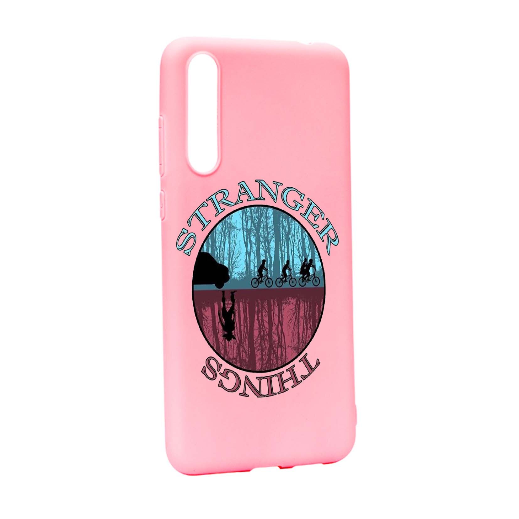 Husa de protectie Stranger Things, Movie, pentru Huawei P20, rezistenta la uzura, anti-alunecare, din silicon Premium, P368