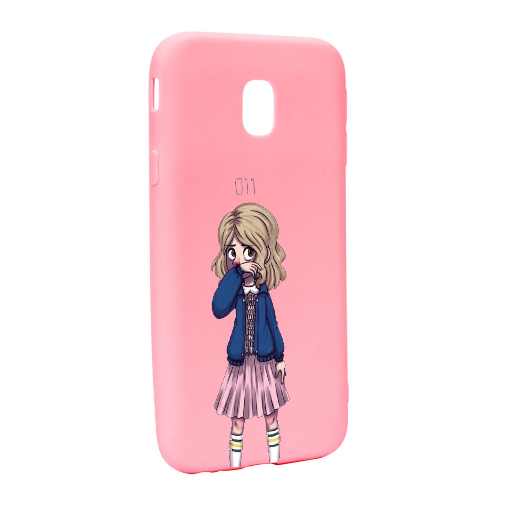 Husa de protectie Stranger Things, Movie, pentru Samsung Galaxy J3 2018, rezistenta la uzura, anti-alunecare, din silicon Premium, P371