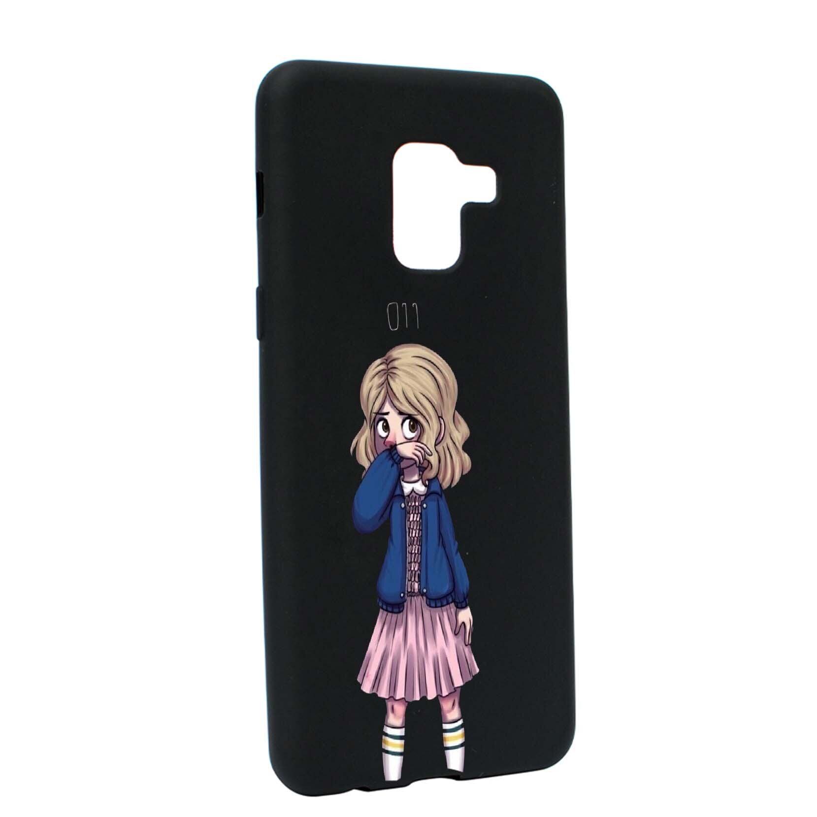 Husa de protectie Stranger Things, Movie, pentru Samsung Galaxy A5 2018, rezistenta la uzura, anti-alunecare, din silicon Premium, B371