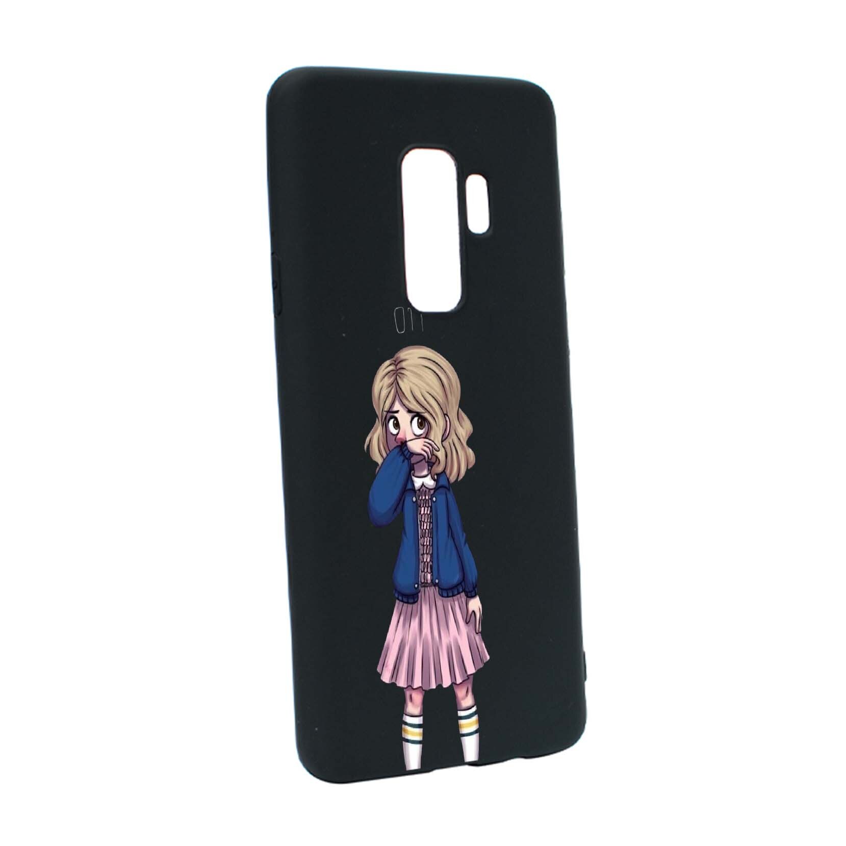 Husa de protectie Stranger Things, Movie, pentru Samsung Galaxy S9 Plus, rezistenta la uzura, anti-alunecare, din silicon Premium, B371