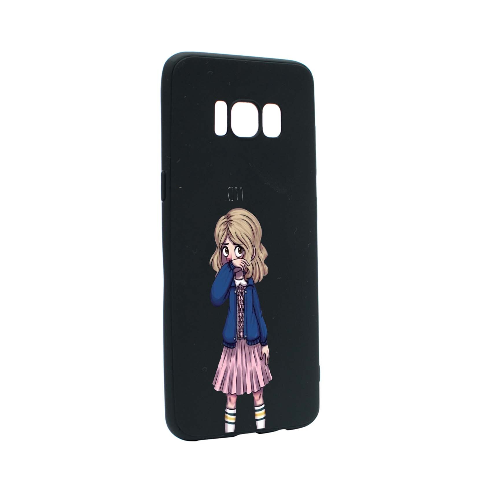 Husa de protectie Stranger Things, Movie, pentru Samsung Galaxy S8 Plus, rezistenta la uzura, anti-alunecare, din silicon Premium, B371