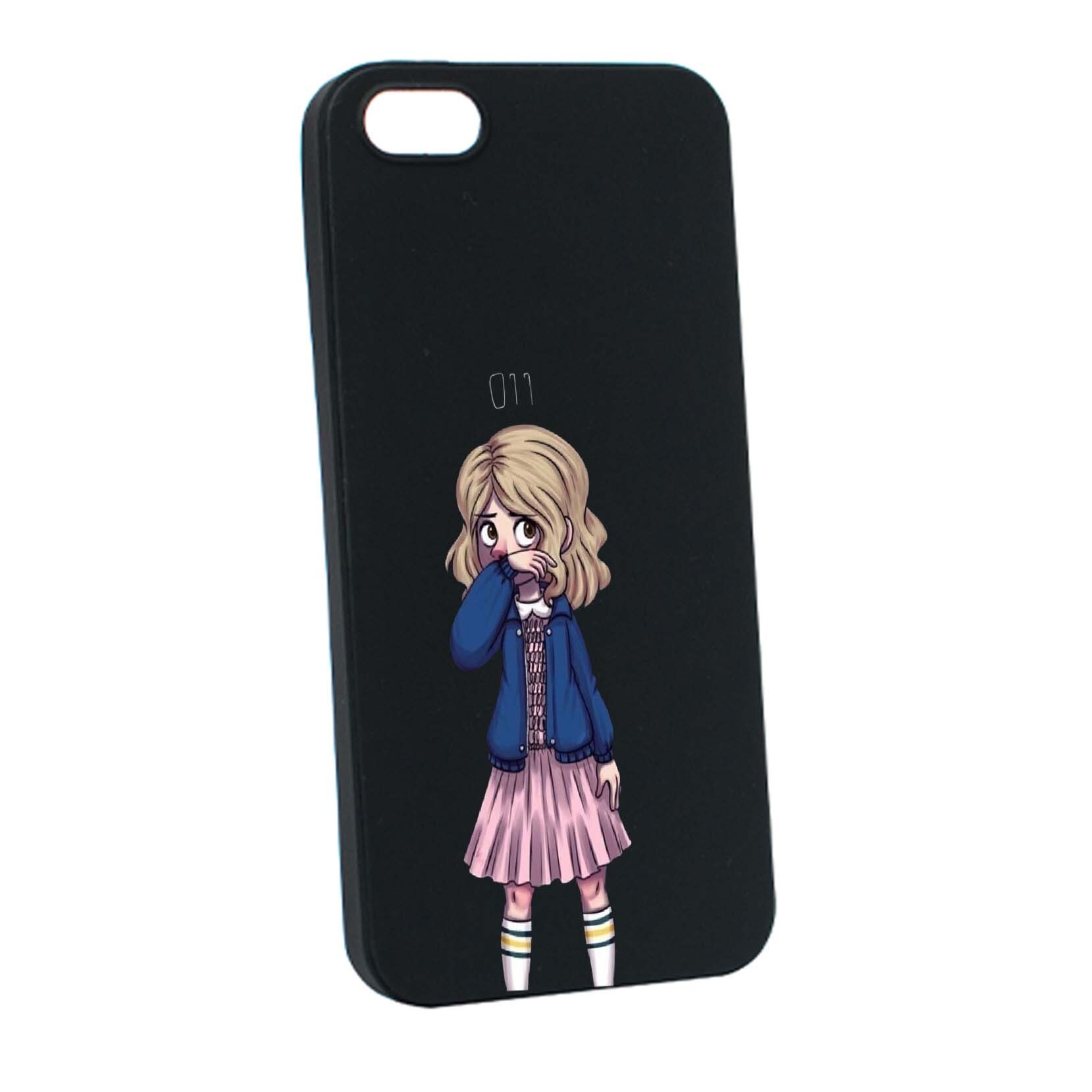 Husa de protectie Stranger Things, Movie, pentru Apple iPhone SE / 5S / 5, rezistenta la uzura, anti-alunecare, din silicon Premium, B371