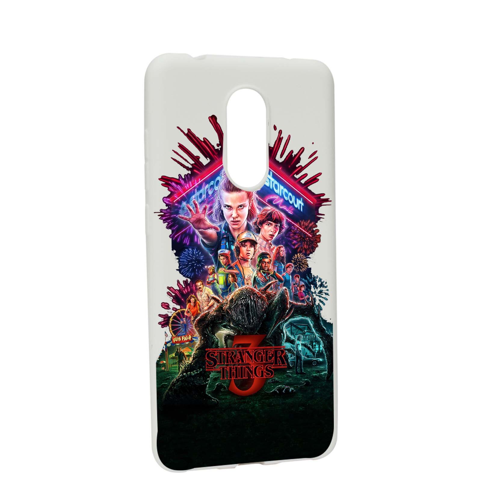 Husa de protectie Stranger Things, Movie, pentru Xiaomi Redmi Note 5 / Redmi 5 Plus, rezistenta la uzura, anti-alunecare, din silicon Premium, W372