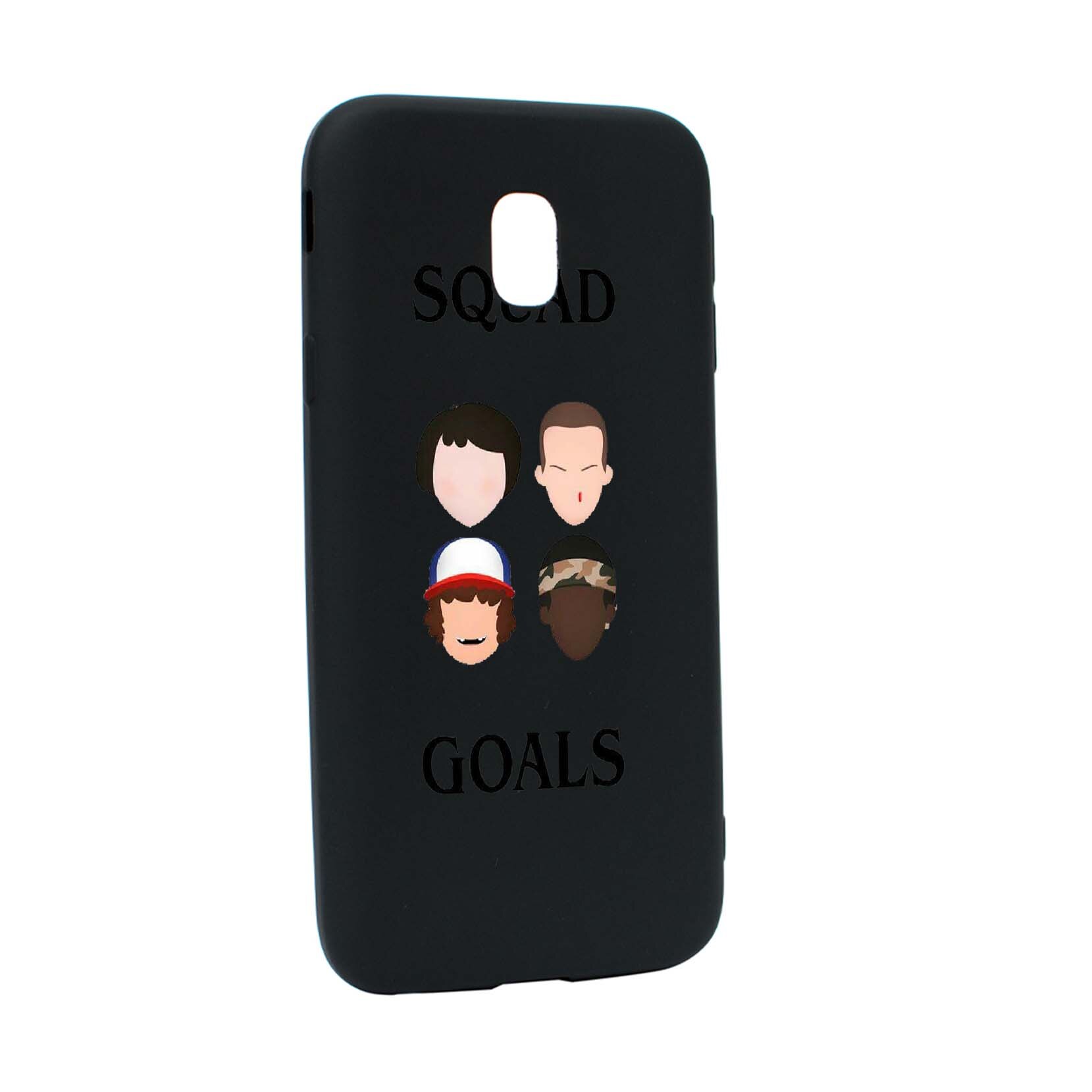 Husa de protectie Stranger Things, Movie, pentru Samsung Galaxy J7 2017, rezistenta la uzura, anti-alunecare, din silicon Premium, B374