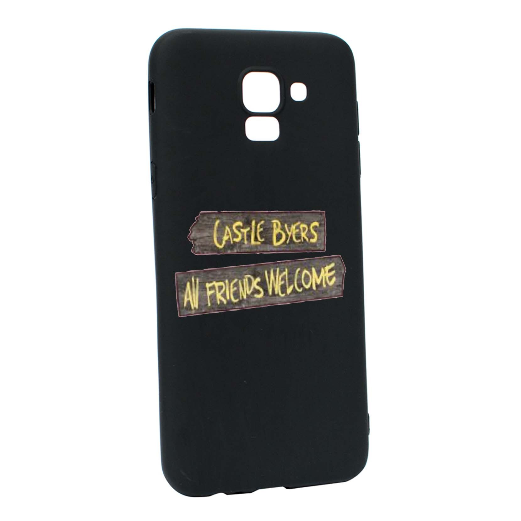 Husa de protectie Stranger Things, Movie, pentru Samsung Galaxy J6 2018, rezistenta la uzura, anti-alunecare, din silicon Premium, B375