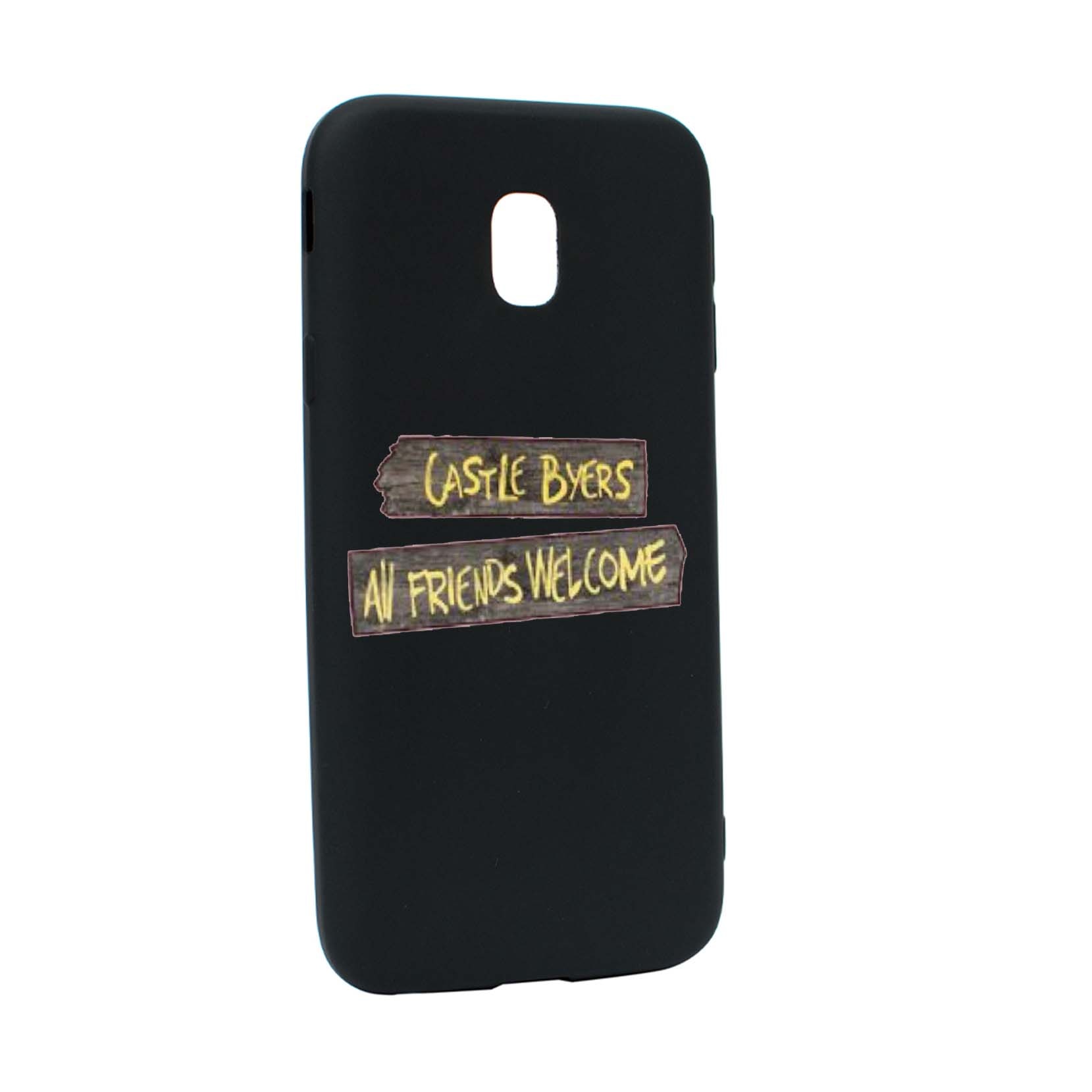 Husa de protectie Stranger Things, Movie, pentru Samsung Galaxy J7 2018, rezistenta la uzura, anti-alunecare, din silicon Premium, B375