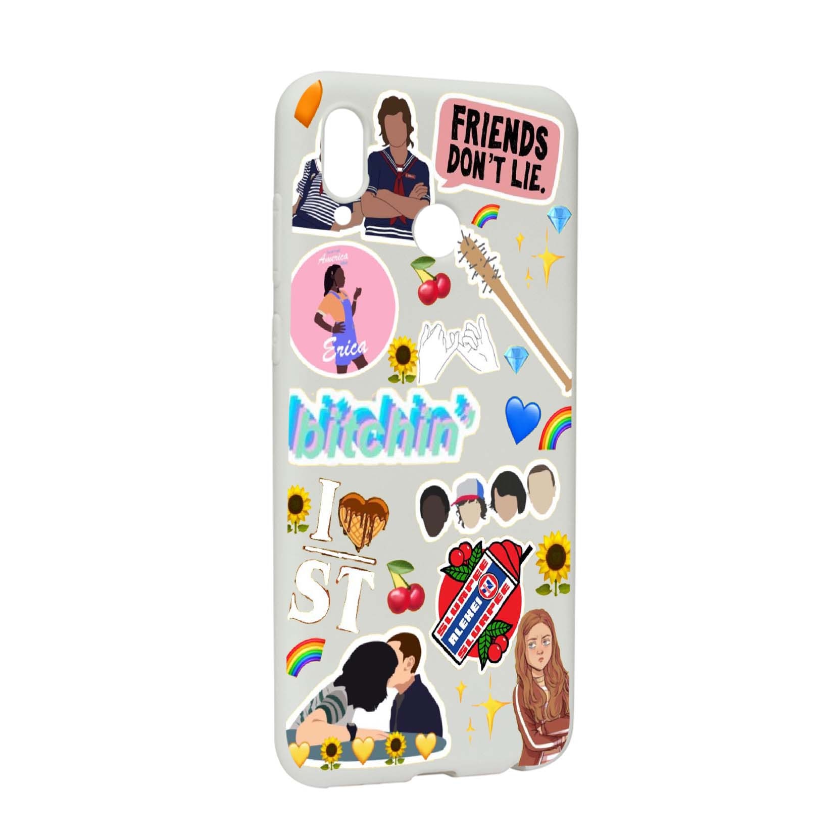 Husa de protectie Stranger Things, Movie, pentru Huawei Honor Play, rezistenta la uzura, anti-alunecare, din silicon Premium, W376