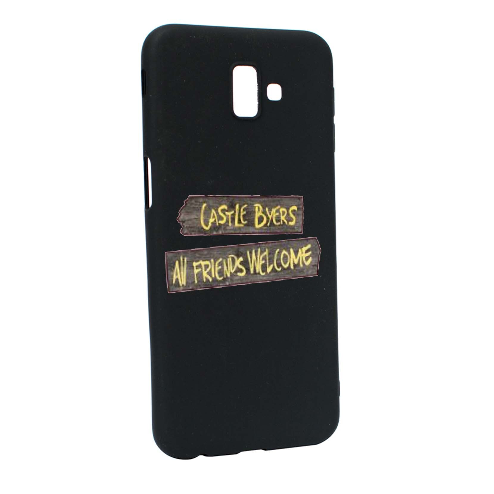 Husa de protectie Stranger Things, Movie, pentru Samsung Galaxy J6 Plus / J6 Prime, rezistenta la uzura, anti-alunecare, din silicon Premium, B375