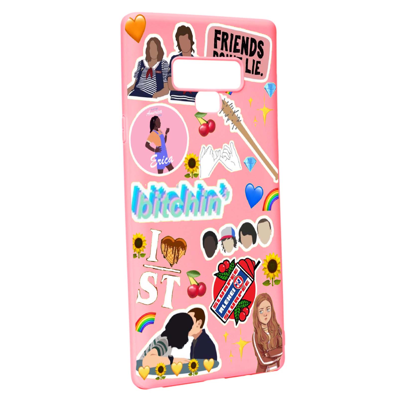 Husa de protectie Stranger Things, Movie, pentru Samsung Galaxy Note 9, rezistenta la uzura, anti-alunecare, din silicon Premium, P376