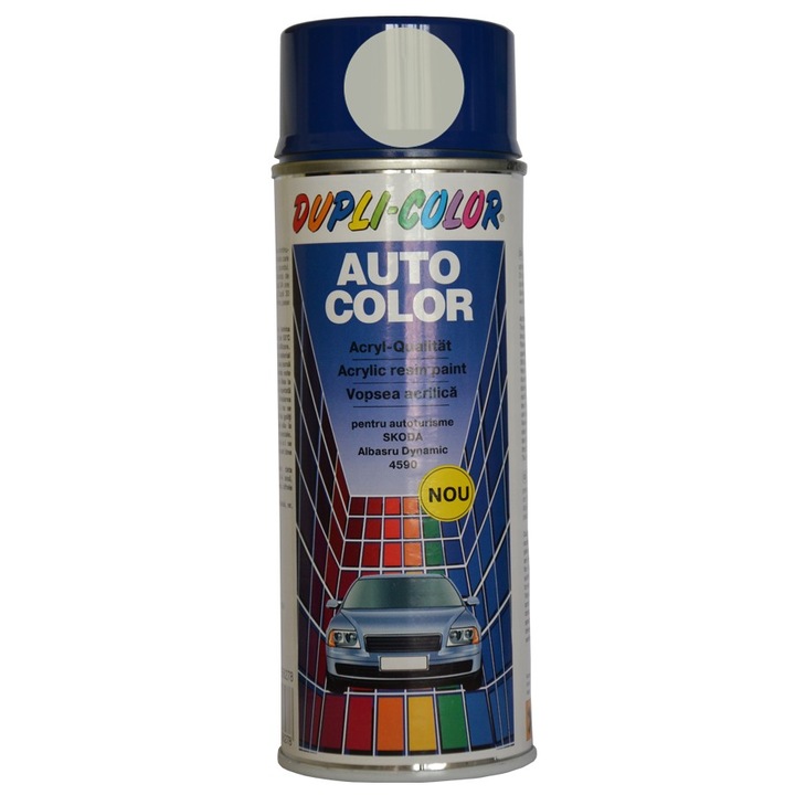 Спрей боя за автомобил Skoda Dupli-Color, 356339, Silver briliant 9156 c