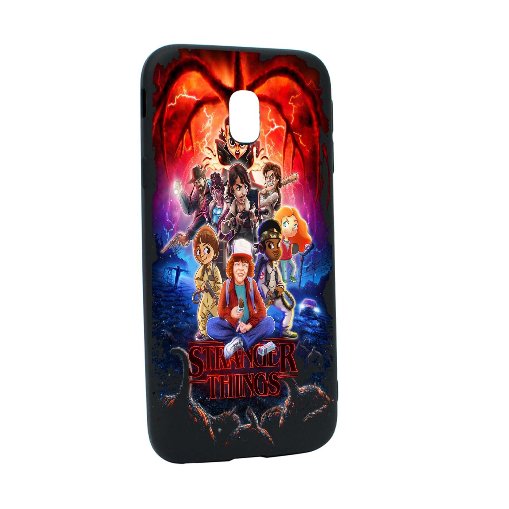 Husa de protectie Stranger Things, Movie, pentru Samsung Galaxy J7 2017, rezistenta la uzura, anti-alunecare, din silicon Premium, B377
