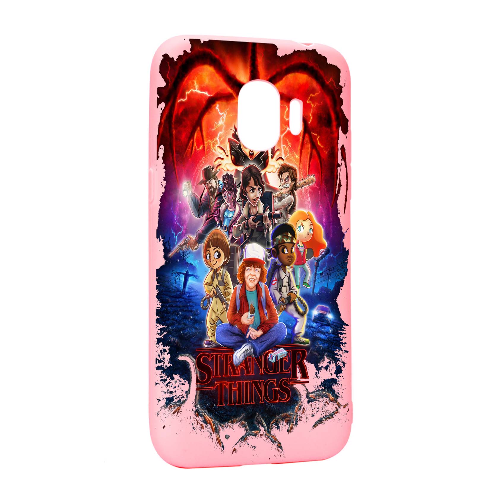 Husa de protectie Stranger Things, Movie, pentru Samsung Galaxy J2 Pro 2018 / J2 2018 / Grand Prime Pro, rezistenta la uzura, anti-alunecare, din silicon Premium, P377