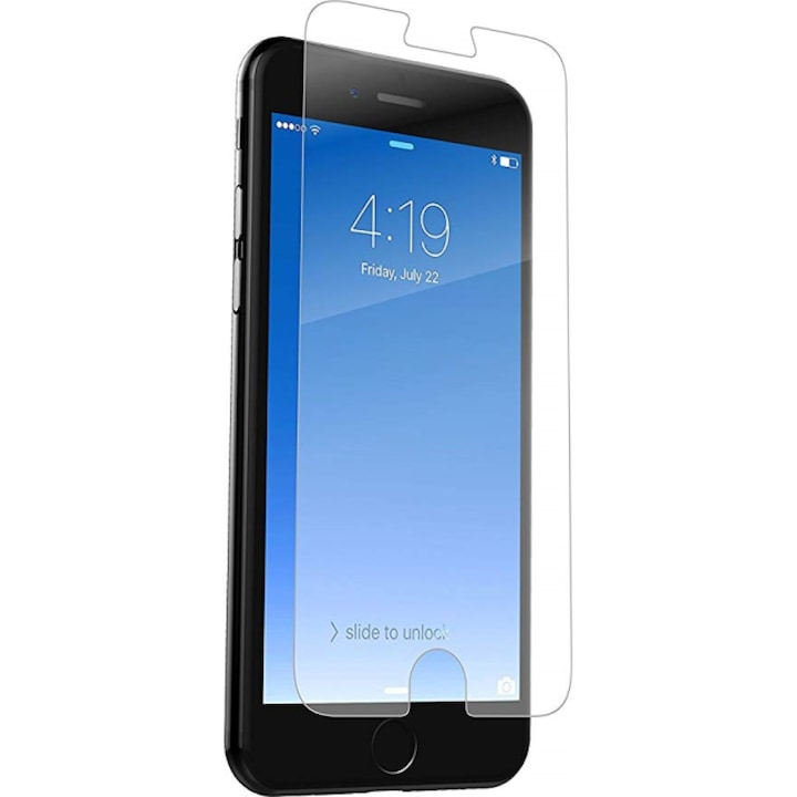 Folie de protectie Zagg InvisibleShiel, Sapphire Defense pentru Apple Iphone 6S Plus, 7Plus, Hybrd Glass