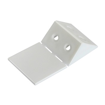 Set coltar triunghiular, plastic, alb cu acoperire, 500 buc Set coltar triunghiular, plastic, alb cu acoperire, 500 buc