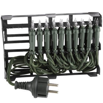 Ghirlanda luminoasa cu 20 LED-uri, forma lumanari, exterior, 4.35 m, Verde Ghirlanda luminoasa cu 20 LED-uri, forma lumanari, exterior, 4.35 m, Verde